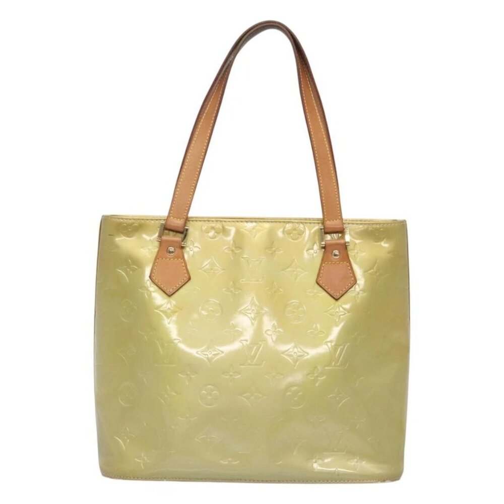 LOUIS VUITTON Monogram Vernis Houston Hand Bag Gris M91053 LV Auth ep9001 - Picture 2 of 16